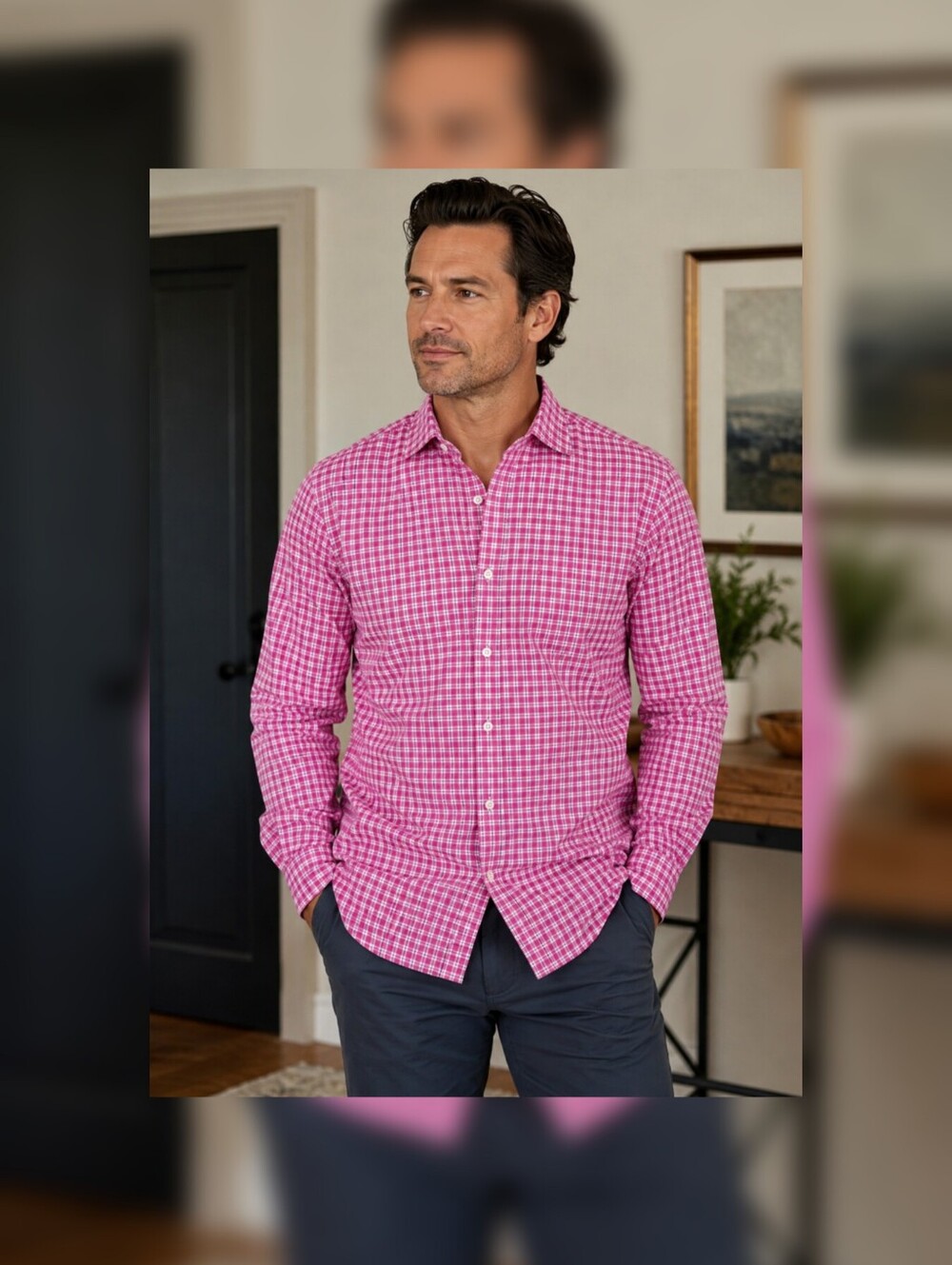 Polo Ralph Lauren Plaid Oxford NWT M (Pink)
